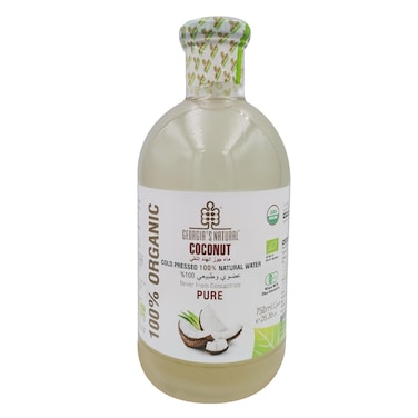 Georgia&#39;s Natural - Pure Organic Coconut Water 750ml