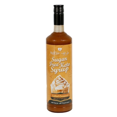 Belvive Sugar-Free Keto Salted Caramel Coffee Syrup, 1L