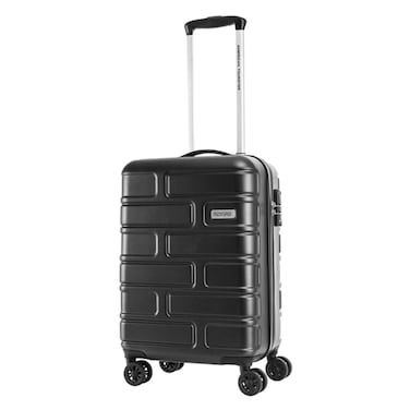 أمريكان توريستر بريكلين  حقيبة سفر صلبة  بعجلات دوارة  ، 55 سم - أسود