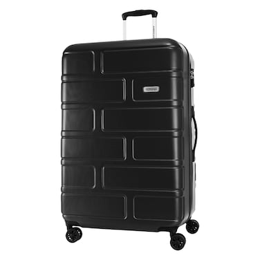 American Tourister Bricklane Spinner Luggage Hard Trolley Black 80cm