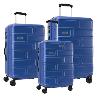 American Tourister Bricklane - Hard Luggage 3 Pieces Blue