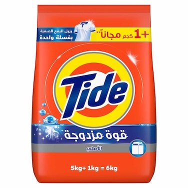 Tide Semi Automatic  Original Powder Detergent 6kg 5kg  1kg Free