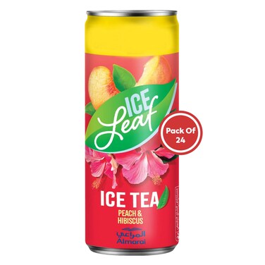 Iceleaf Peach &amp; Hibiscus Tea 240ml X24
