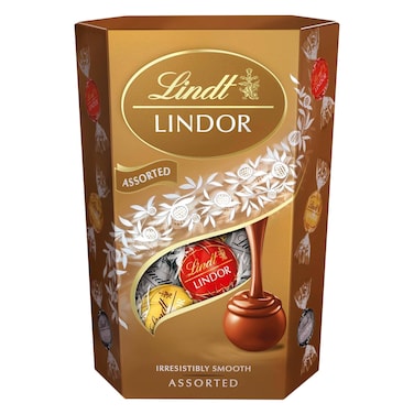 Lindt - Lindor Golden Pack, Assorted Chocolate Balls 137g