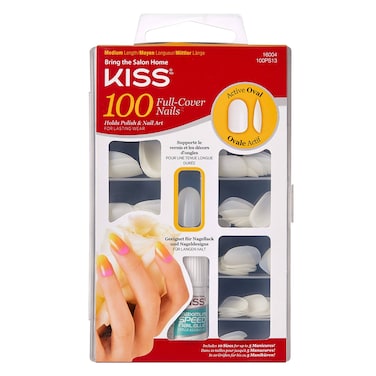 كيس 100 أظافر نشطة بيضاوية