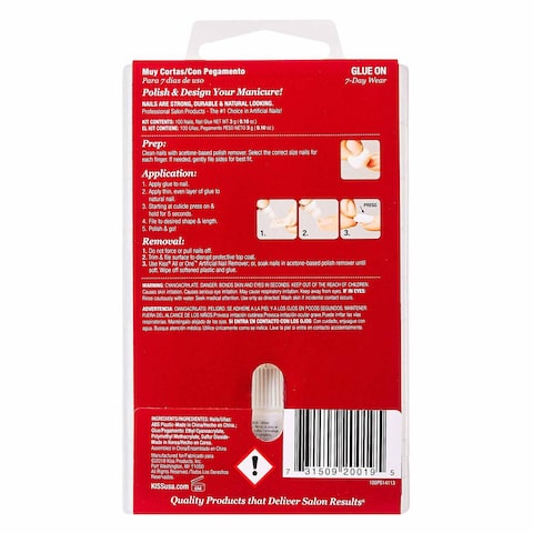 Kiss 100 Nails Short Square