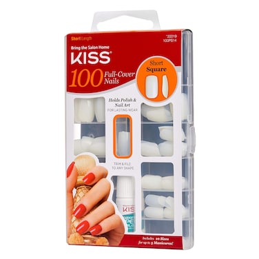 Kiss 100 Nails Short Square