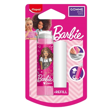 Maped Barbie Themed Eraser Stick With Refill