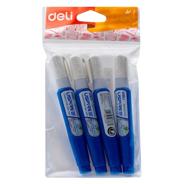 ديلي - أقلام تصحيح 10 مل × 4 قطع