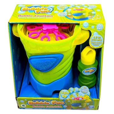 Power Joy Bubble Fountain Lights Up B/O