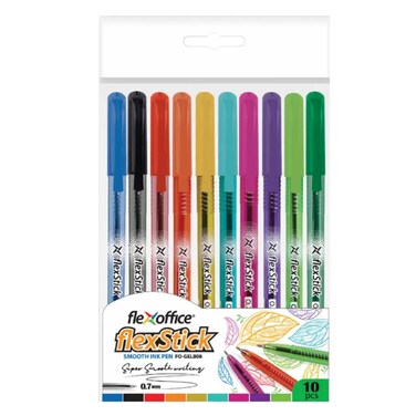 Flex Stick - Smooth Ink Pen 0.7Mm X10