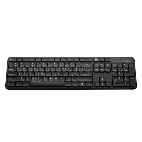 VolkanoX - Garnet Series Dual Mode Rechargeable Keyboard &amp; Mouse Combo (VKX-20008-BK)