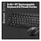 VolkanoX - Garnet Series Dual Mode Rechargeable Keyboard &amp; Mouse Combo (VKX-20008-BK)