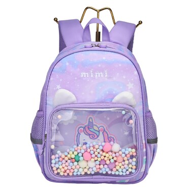 حقيبة مدرسية ميمي مقاس 12 بوصة أرجوانية