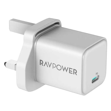 RAVPower RP-PC169 USB-C Pioneer Wall Charger 30W White