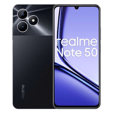 ريلمي نوت 50، 128 جيجابايت سعة الذاكرة الداخلية ، 4 جيجابايت سعة الرام، اسود