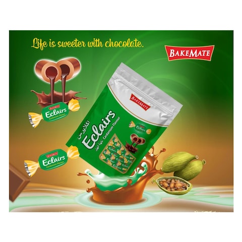 BakeMate Eclairs Candy  with Cardamom Flavour (Elaichi) 1000g