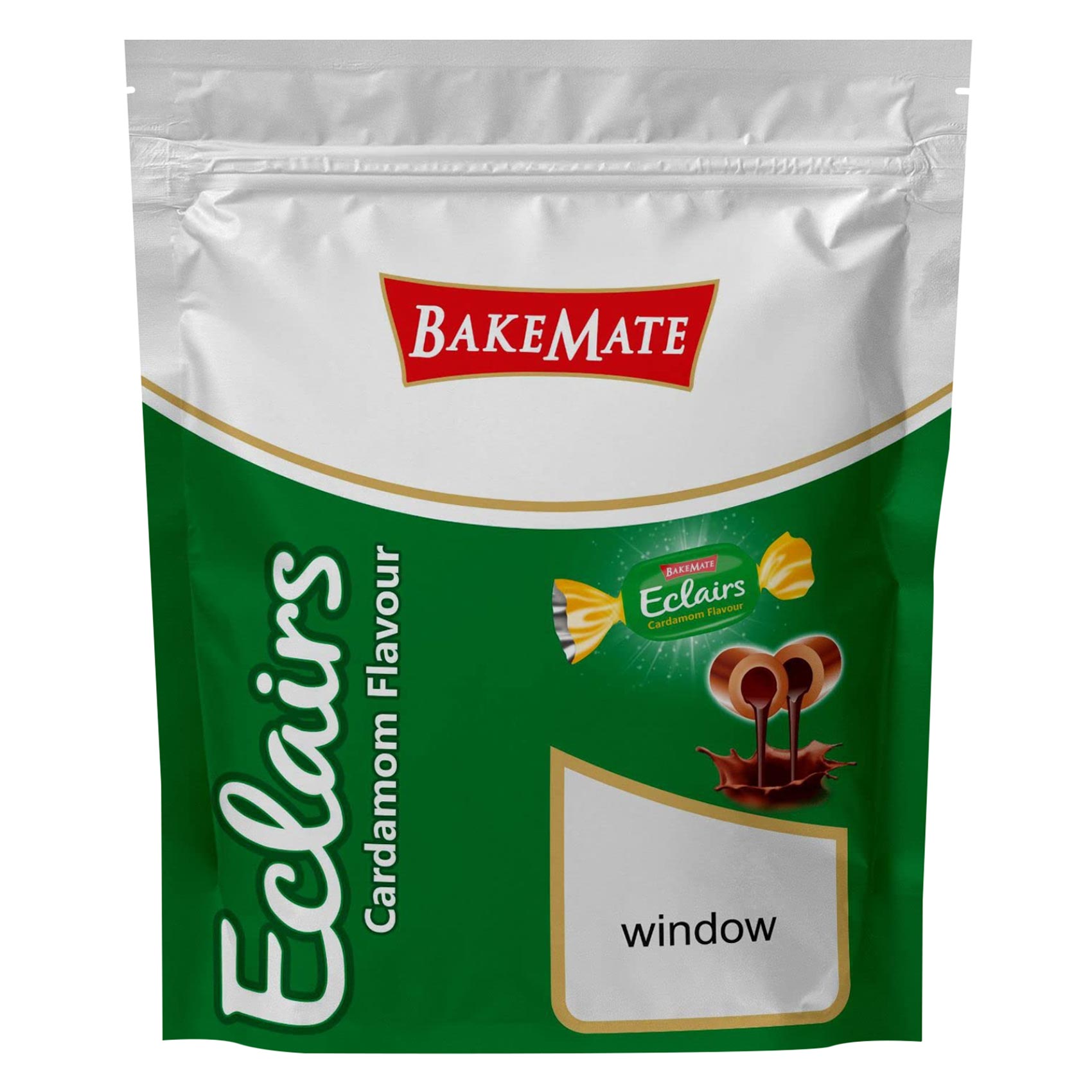 BakeMate Eclairs Candy  with Cardamom Flavour (Elaichi) 1000g