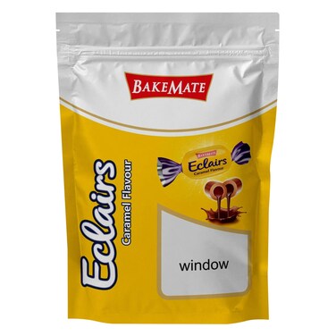 BakeMate  Eclairs Candy  Caramel Candy with Chocolate Filling 1000g