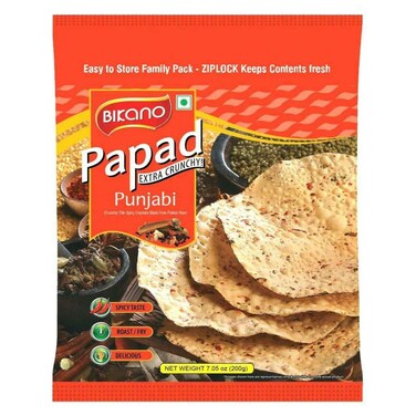 Bikano Punjabi Masala Papad 200g