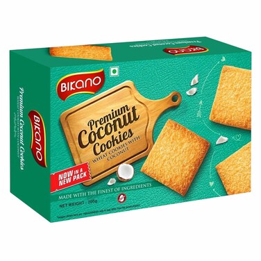 بيكانو كوكيز جوز الهند الفاخرة 200 جرام