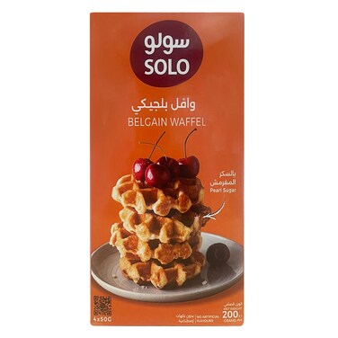 سولو وافل بلجيكي حبيبات سكر 200 جرام
