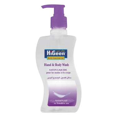 Higeen - Hand &amp; Body Wash Sensitive 500ml