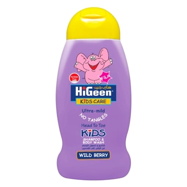 Higeen - Kids Care Shampoo &amp; Body Wash Filo Wild Berry 250ml