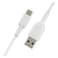 Belkin Boost Charge USB-C To USB-A Cable White