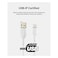 Belkin Boost Charge USB-C To USB-A Cable White