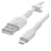 بيلكين - كابل USB-A مع موصل لايتنينج بطول 1 متر مع قبضة، أبيض