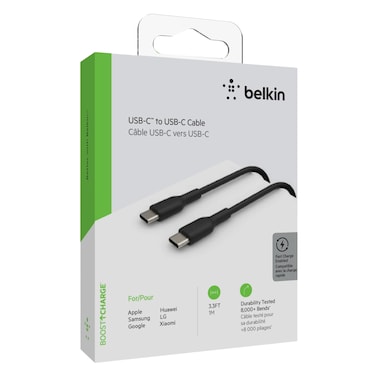Belkin Boost USB-C to USB-C Data Sync and Charging Cable Black 1m