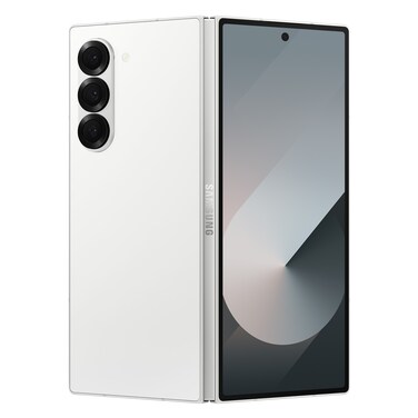 سامسونج جالكسي زد فولد 6، 256 جيجابايت سعة تخزين، 12 جيجابايت سعة الرام، لون أبيض