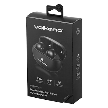 Volkano Willow Series True Wireless Earbuds Black