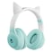 Volkano VK-2022 Whisker Cat Bluetooth Headphones Aqua