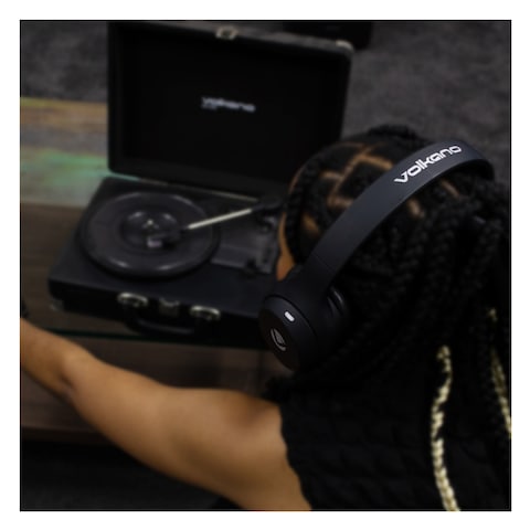 Volkano Soundsweeper Active Noise Cancellation Headphones, Black