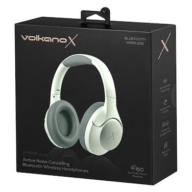 VolkanoX VXH200 Active Noise Canceling Bluetooth Wireless Headphones Green