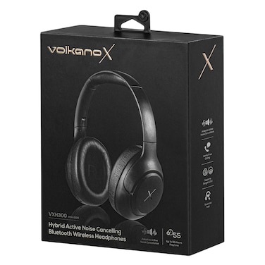 VolkanoX VXH300 Hybrid ANC Bluetooth Headphones Black