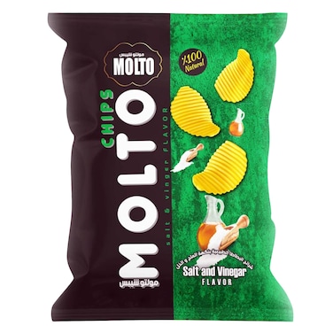 مولتو شيبس ملح وخل 70 جرام