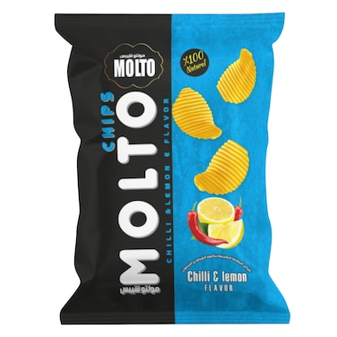 Molto Chips Chilli &amp; Lemon 70g