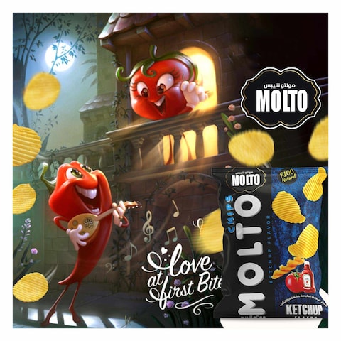 Molto Chips Ketchup 70g