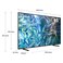 65 Inch 4K Upscaling QLED HDR Smart TV, 100% Color Volume With Quantum Dot, 50HZ, Tizen OS, Air Slim Design, (QA65Q60DAUXSA) Black