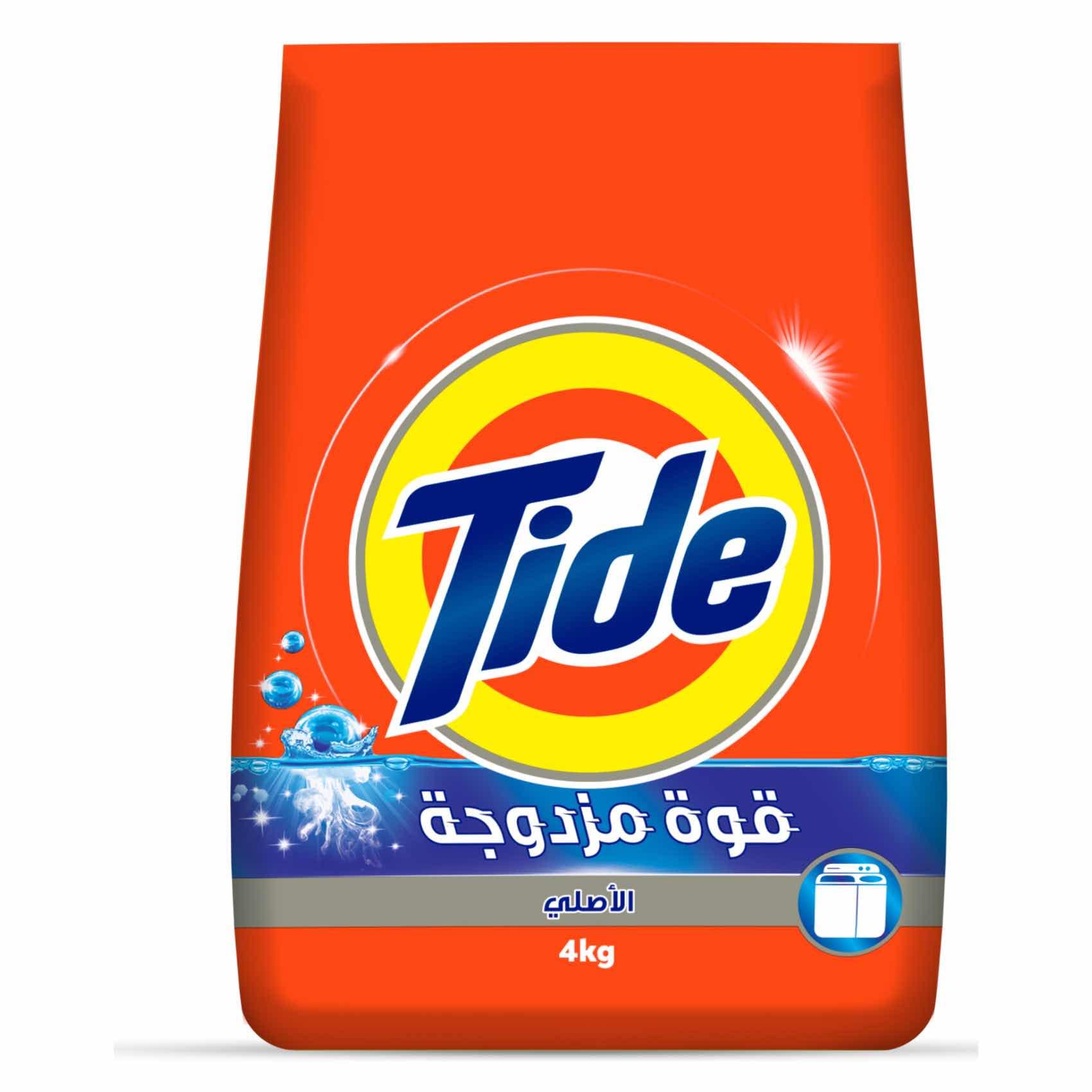 مسحوق غسيل تايد الأصلي نصف أوتوماتيك، 4 كج