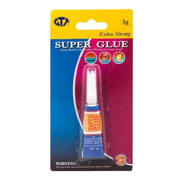 GTT Extra Strong Super Glue Multicolour 3g