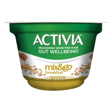 آكتيفيا مكس جو زبادي الفانيليا قليل الدسم مع الجرانولا 170 جرام