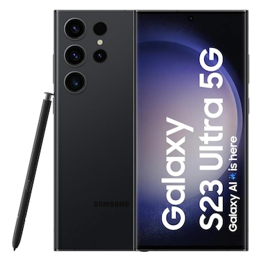 سامسونج جالاكسي اس23 الترا، 256 جيجابايت سعة الذاكرة الداخلية ، 12 جيجابايت سعة الرام، 5 جيجابايت، اسود