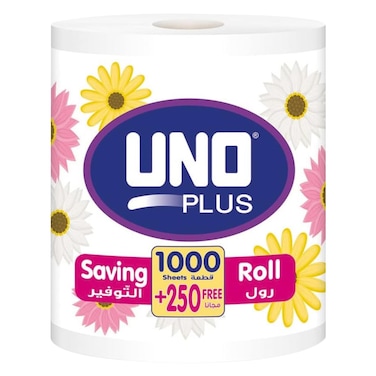 UNO Plus Maxi Roll 250 Meter 1000 + 250 Sheets