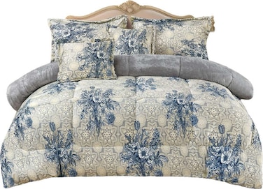 طقم لحاف  شتوي 4 قطع مقاس مفرد YHPB-A-007