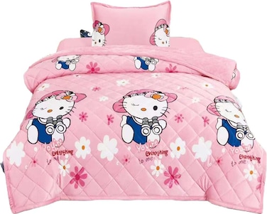 طقم لحاف شتوي   للأطفال مكون من 3 قطع KTCM-002