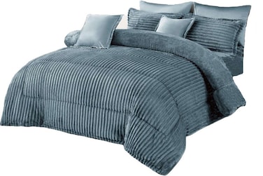 Winter comforter set 6 pieces king size CTCM-005